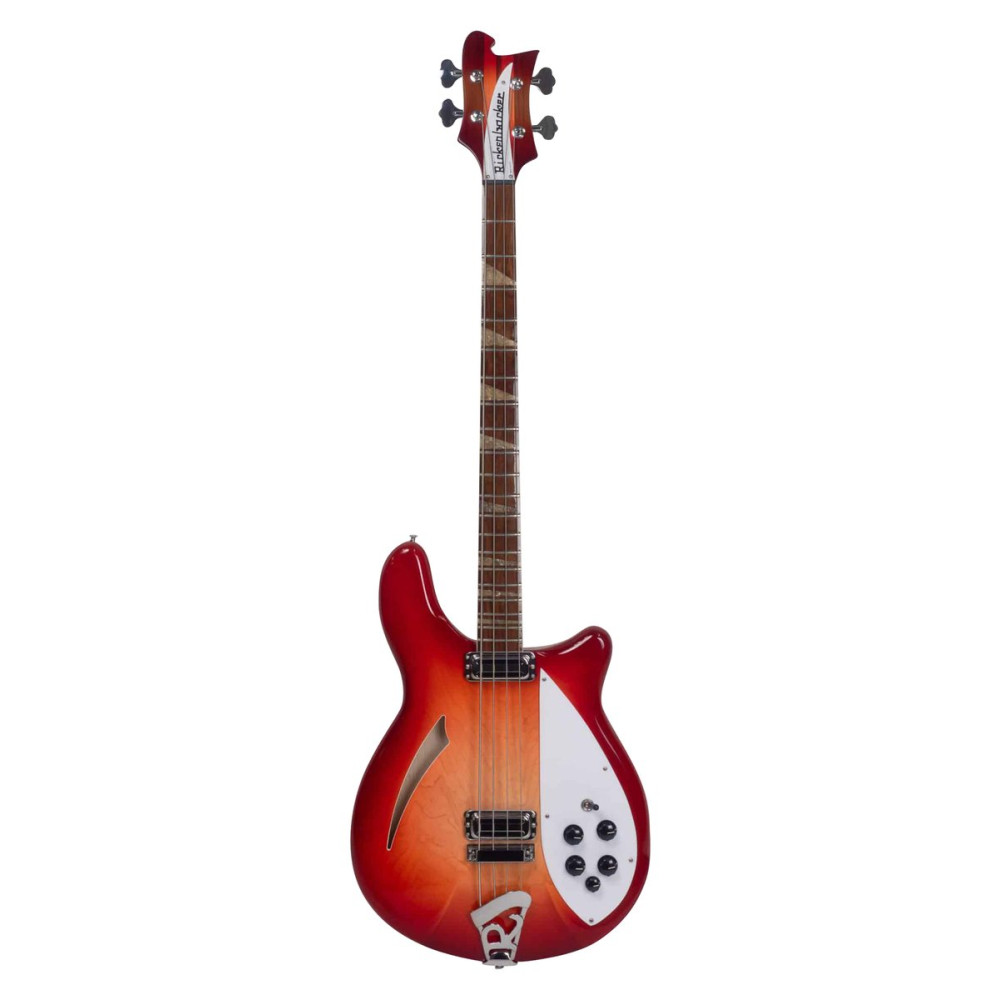 Rickenbacker RN4005VFG Bass Guitar, 4005V, Semi-Acoustic Body, Stereo, Fireglo
