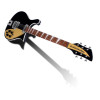 Rickenbacker RN660JG2 Electric Guitar, 660, Jetglo, Case