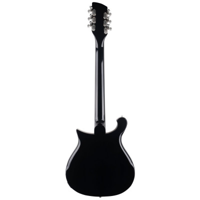 Rickenbacker RN6612JG2 Electric Guitar, 660/12, Jetglo, 12-string, Case