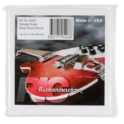 Rickenbacker RN95403 String Set, Electric Guitar, Standard, 010-046