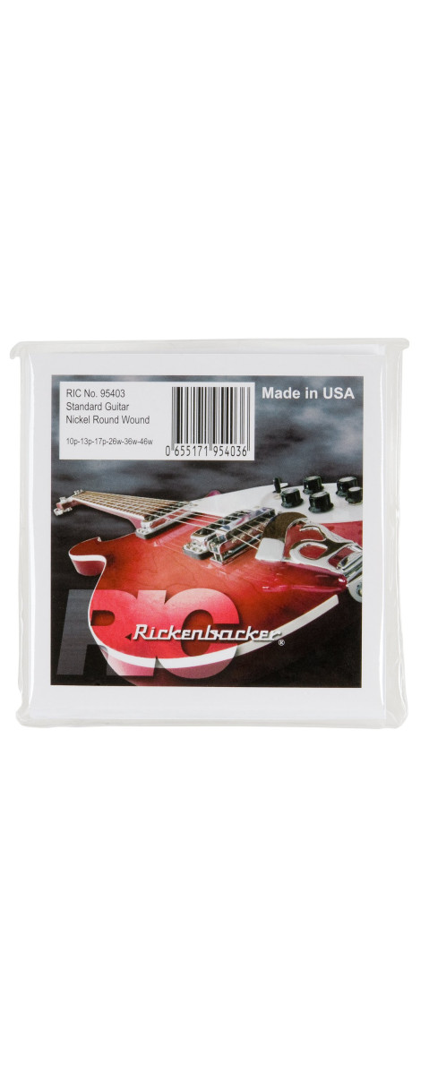 Rickenbacker RN95403 String Set, Electric Guitar, Standard, 010-046