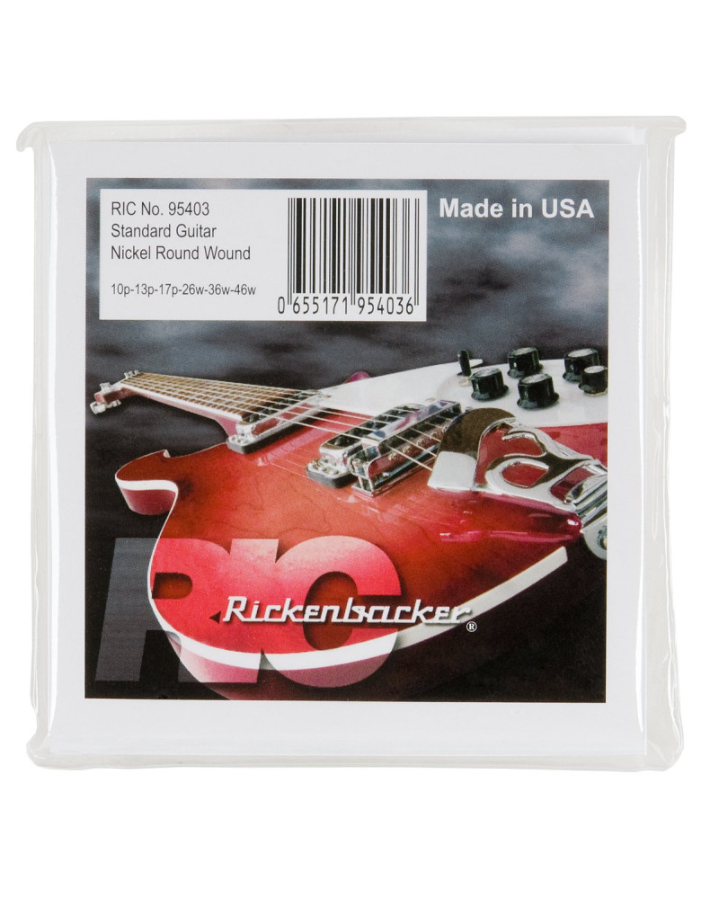 Rickenbacker RN95403 String Set, Electric Guitar, Standard, 010-046