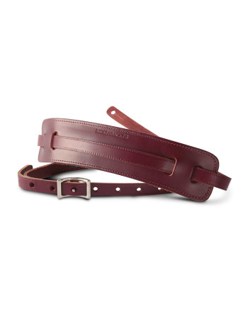 Rickenbacker RN97100 Strap for Guitar, leather, Vintage Maroon