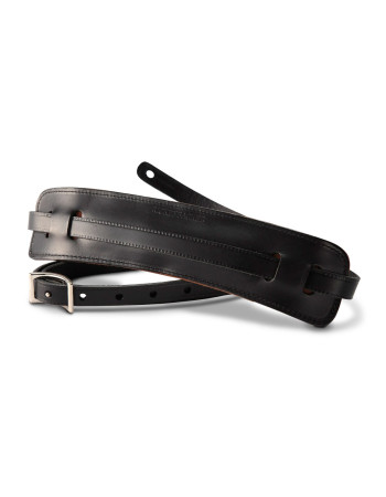 Rickenbacker RN97101 Strap for Guitar, leather, Vintage Black