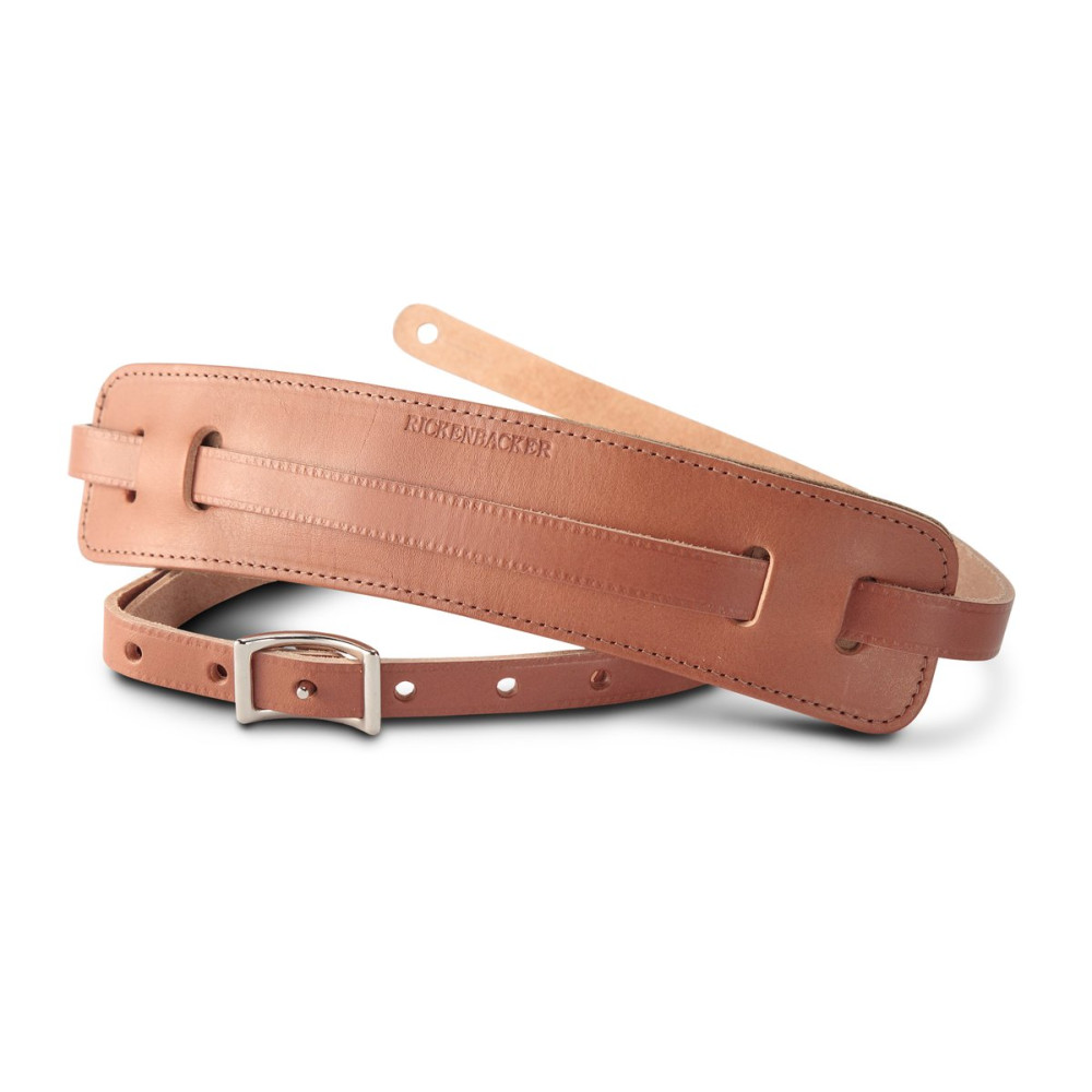 Rickenbacker RN97102 Guitar Strap, leather, Vintage Blonde