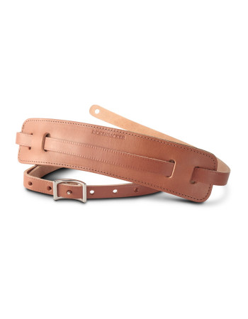 Rickenbacker RN97102 Guitar Strap, leather, Vintage Blonde