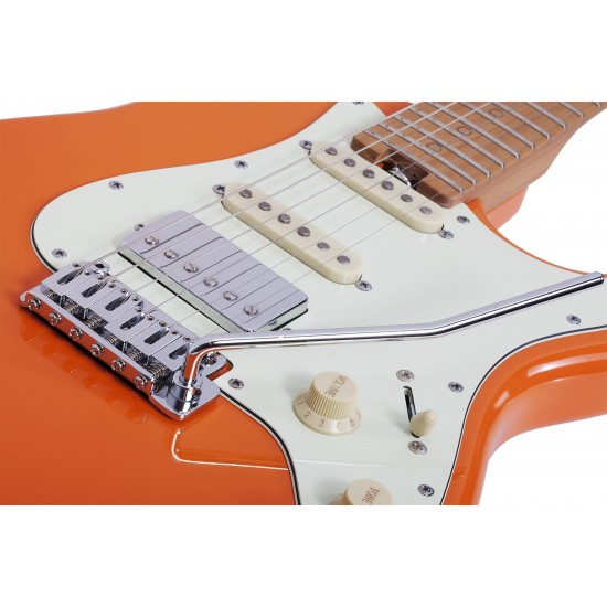 Schecter Nick Johnston Traditional HSS Atomic Orange