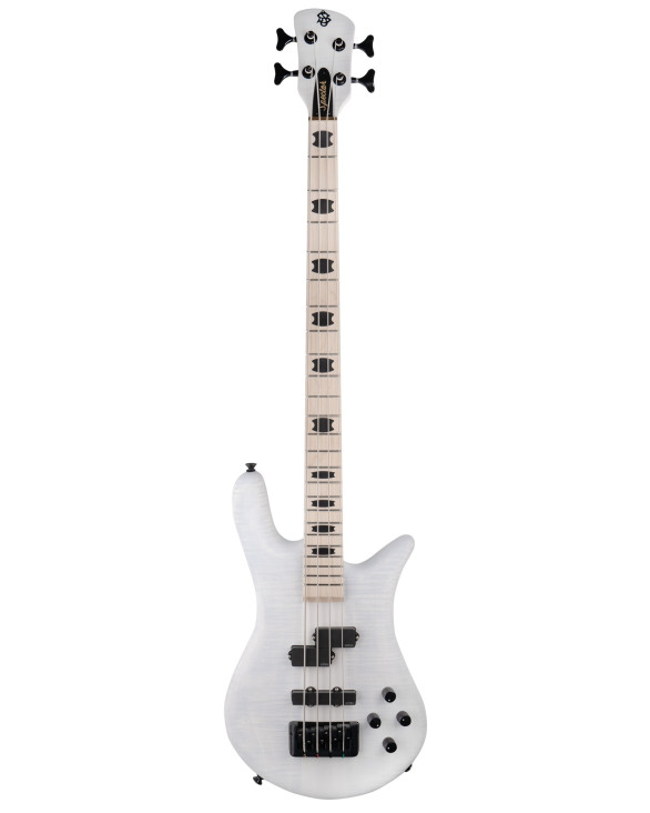 Spector SXEURO4LXMWH SXEURO4LXMWH Bass Guitar, Euro4LX Exclusive, 4-String, active, White Stain Matte
