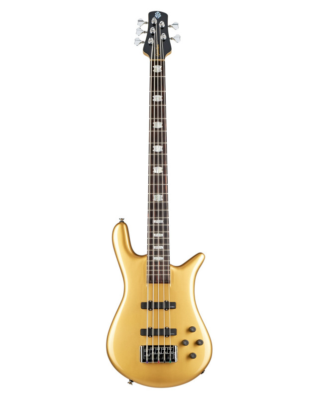 Spector SXEURO5CLMGD SXEURO5CLMGD  Bass Guitar, Euro Classic, 5-String, activ, Solid Metallic Gold Gloss