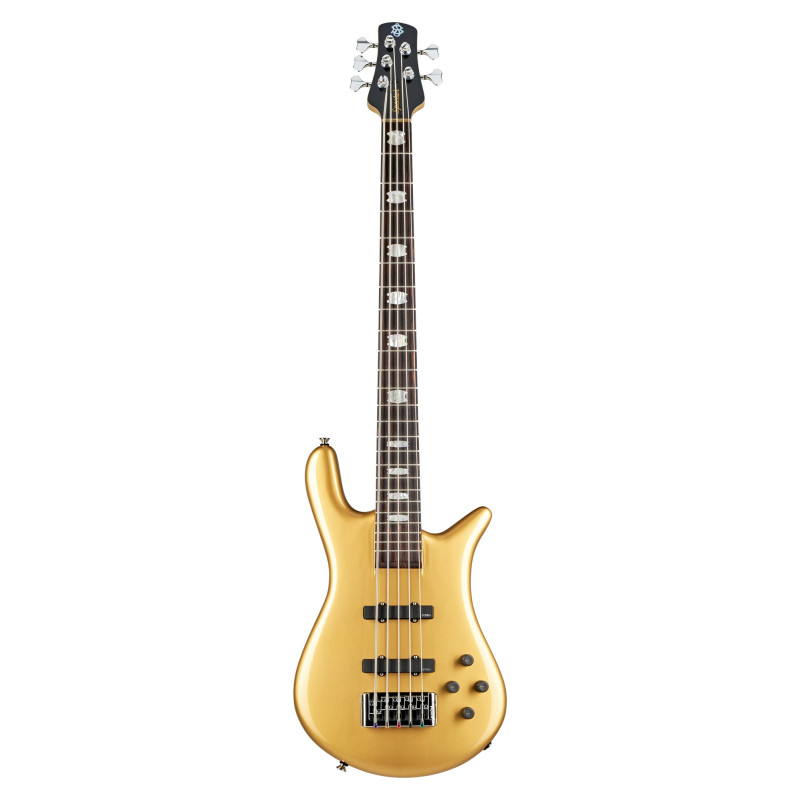 Spector SXEURO5CLMGD SXEURO5CLMGD  Bass Guitar, Euro Classic, 5-String, activ, Solid Metallic Gold Gloss