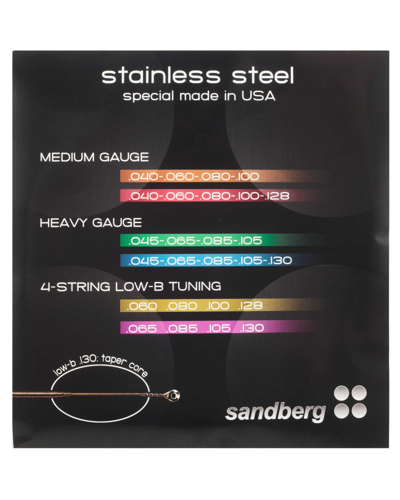Sandberg Bass Strings 45-130