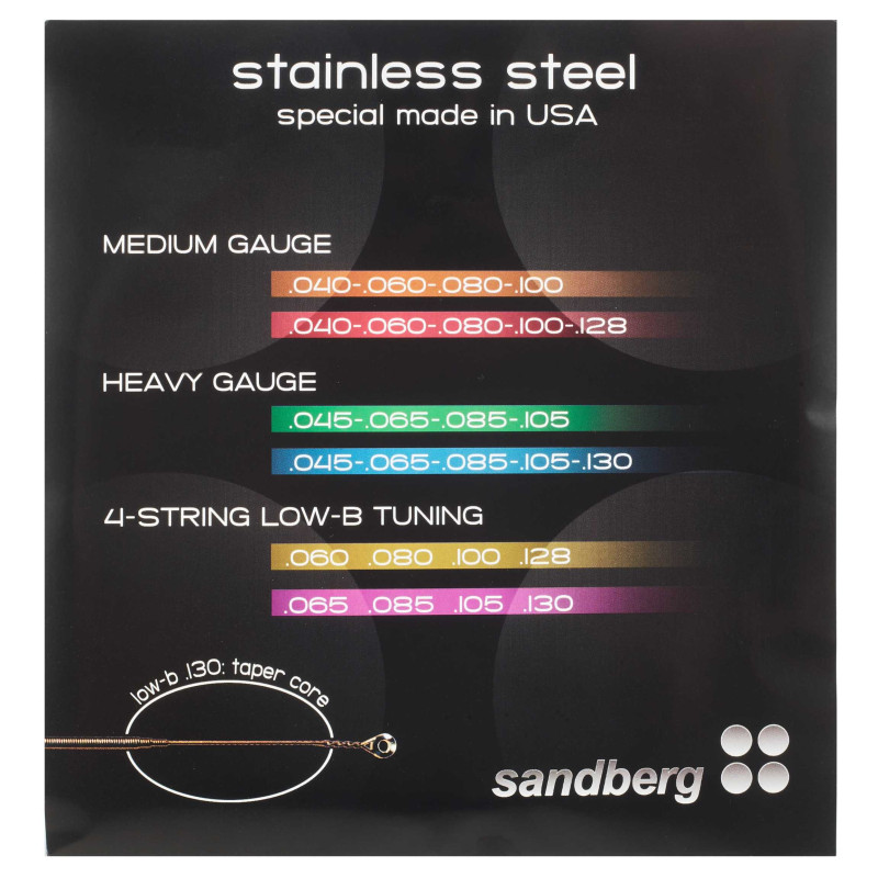 Sandberg Bass Strings 60-128