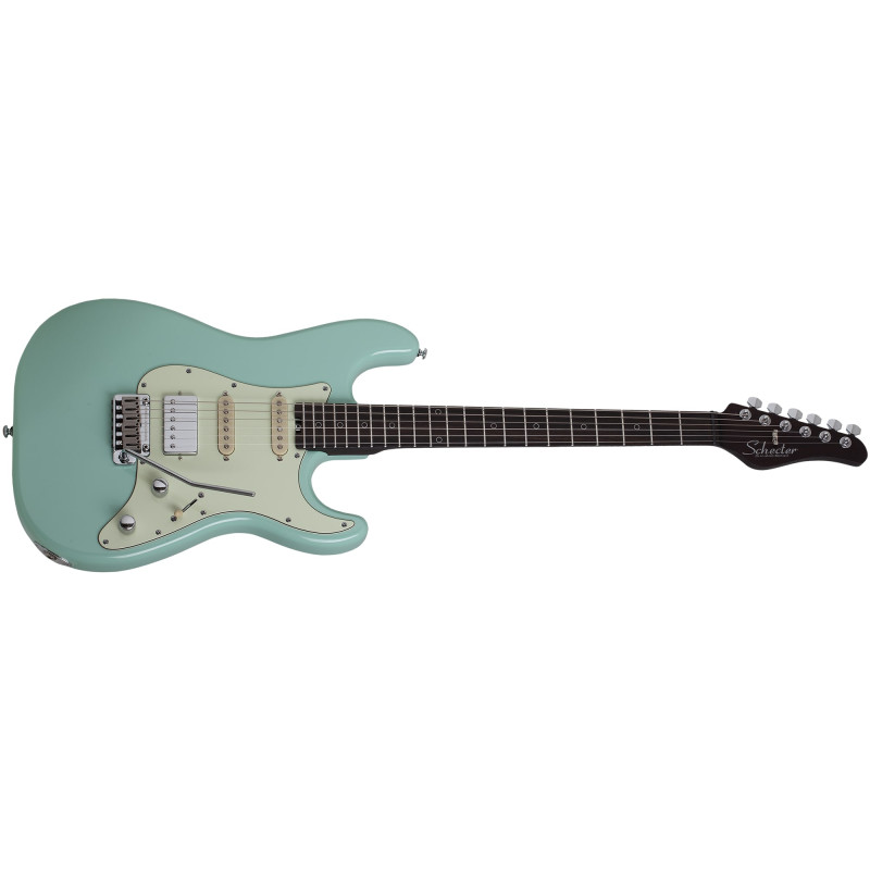 Schecter Nick Johnston Traditional HSS 10th Anniversary Atomic Green