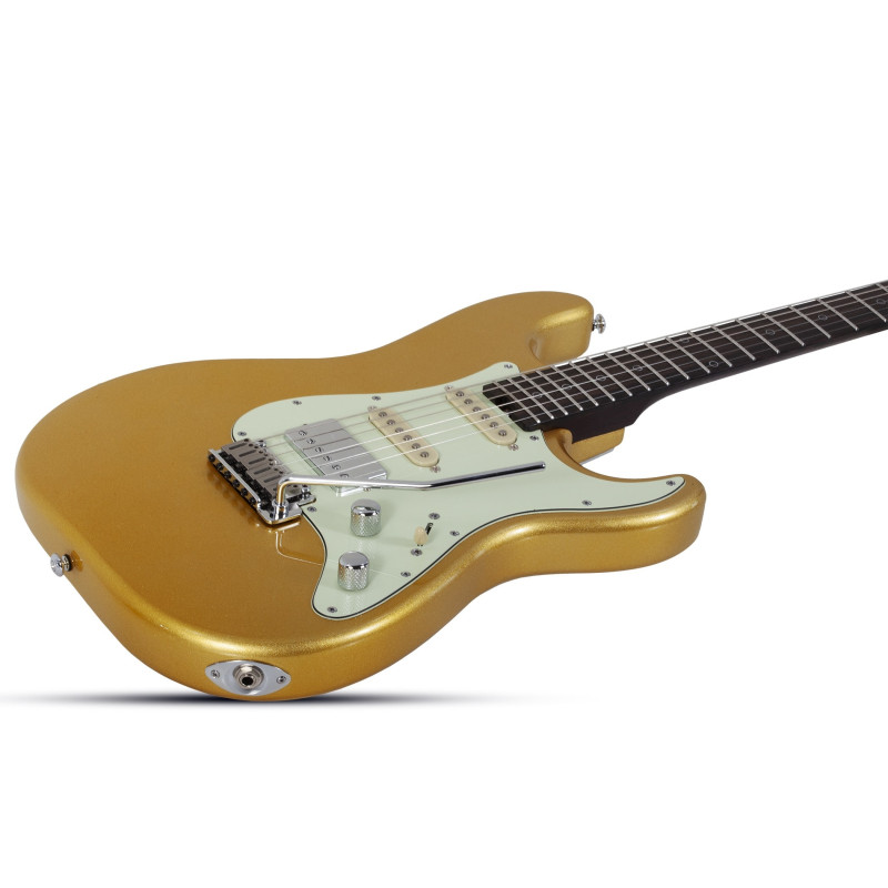 Schecter Nick Johnston Traditional HSS 10th Anniversary Atomic Saffron
