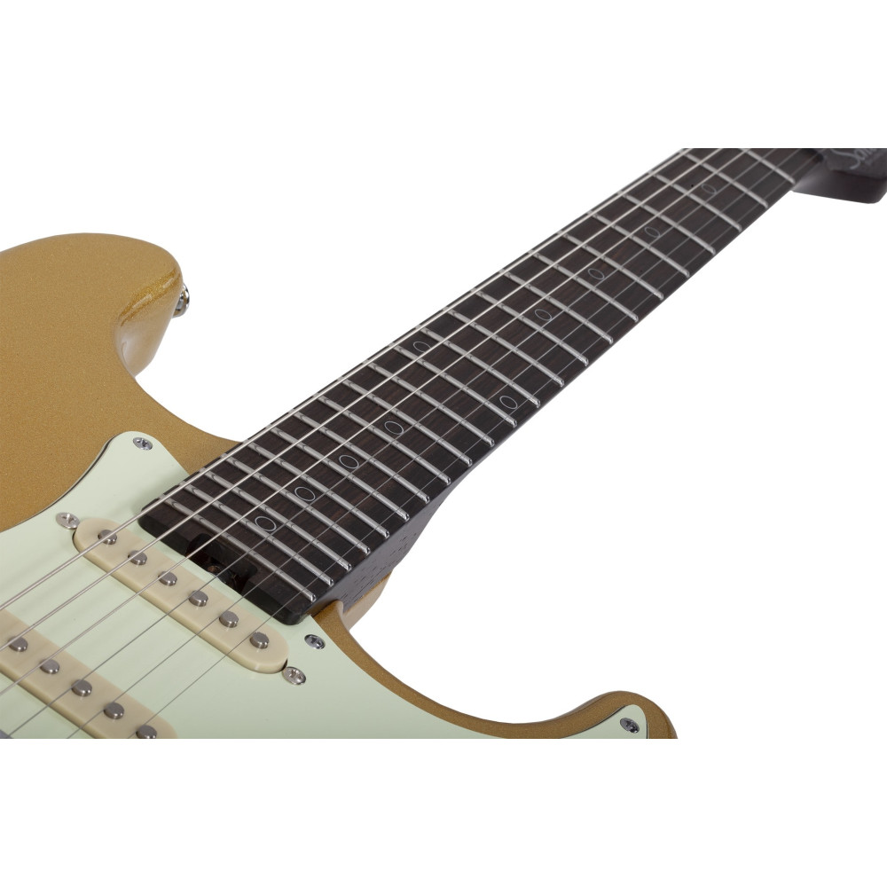 Schecter Nick Johnston Traditional HSS 10th Anniversary Atomic Saffron