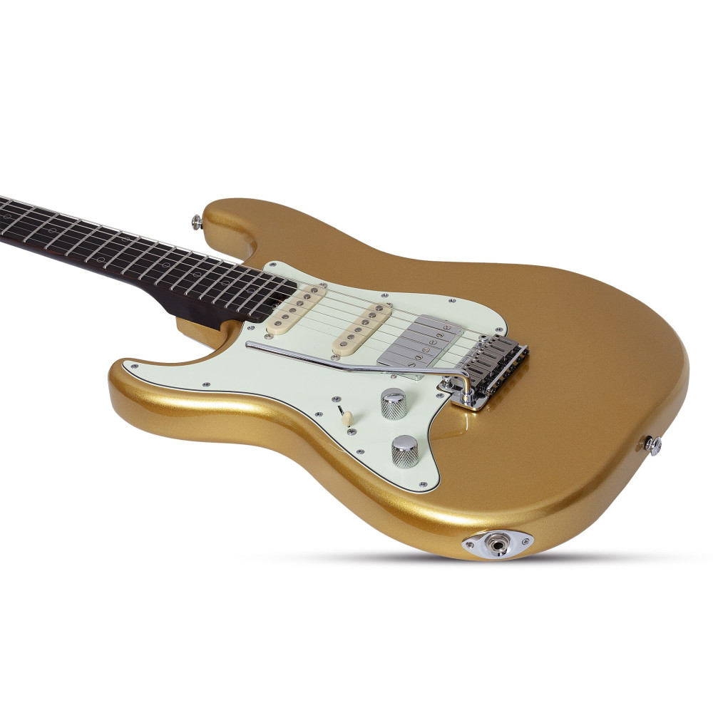Schecter Nick Johnston Traditional HSS 10th Anniversary LH Atomic Saffron