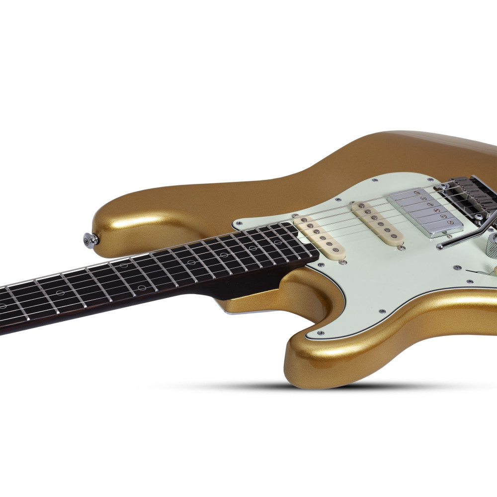 Schecter Nick Johnston Traditional HSS 10th Anniversary LH Atomic Saffron