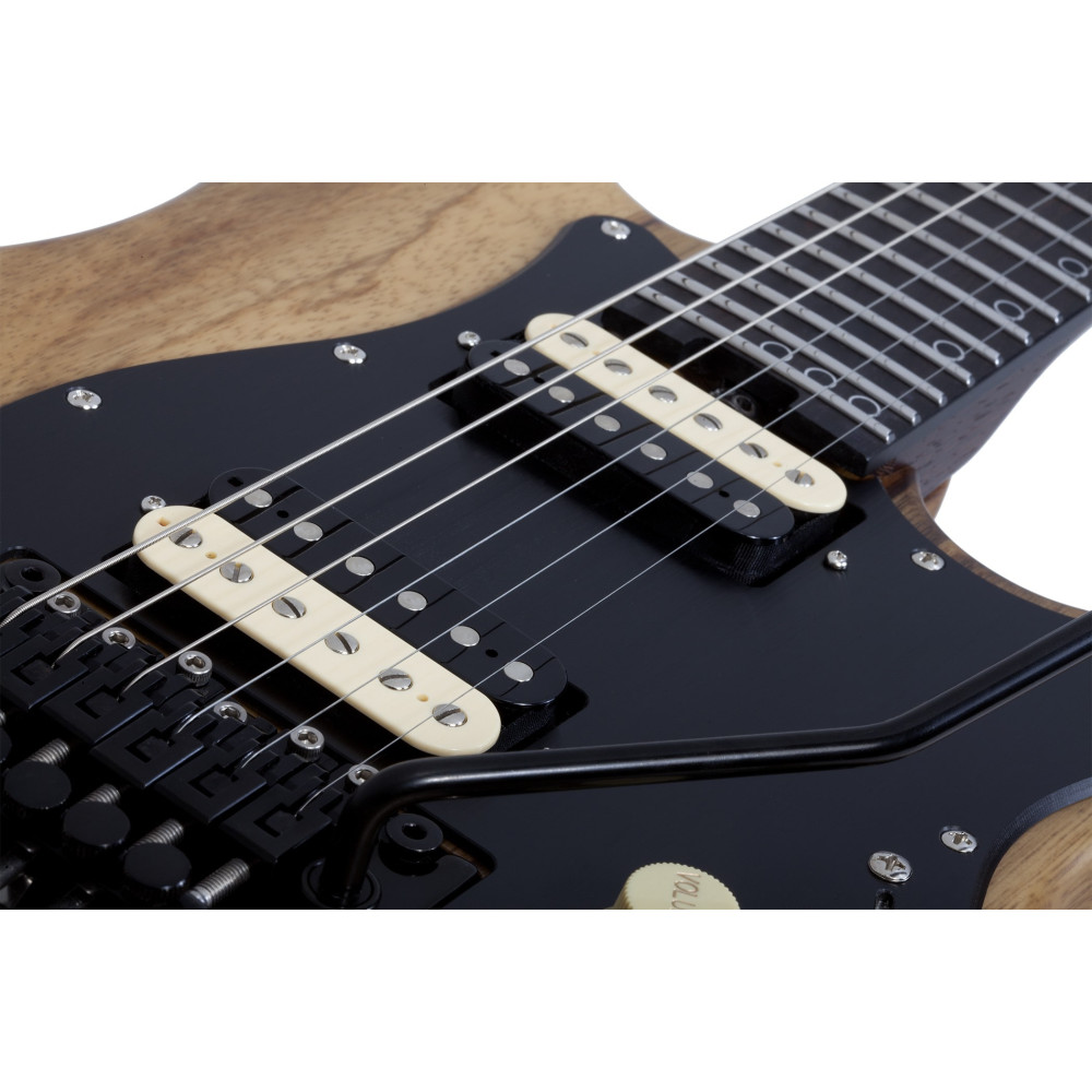 Schecter Sun Valley Super Shredder Exotic FR Black Limba Natural Satin