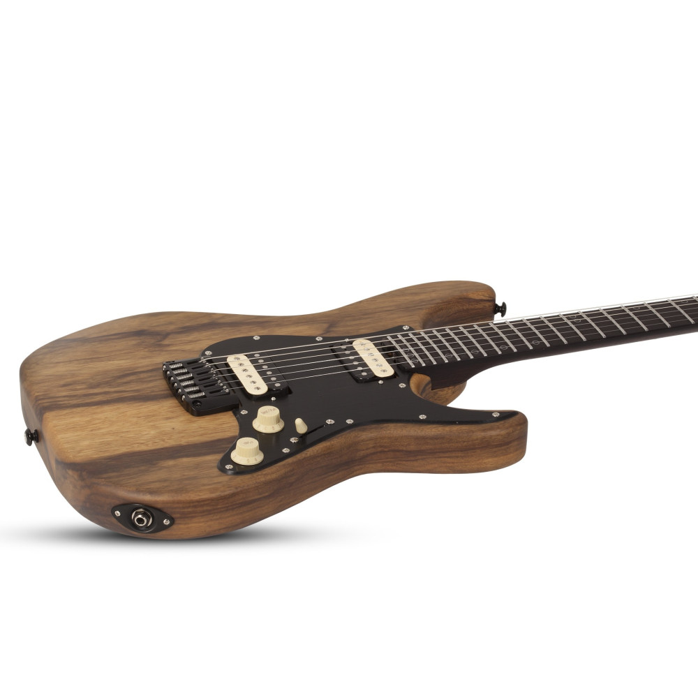 Schecter Sun Valley Super Shredder Exotic HT Black Limba Natural Satin