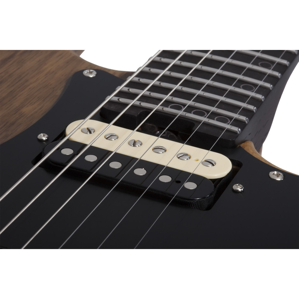 Schecter Sun Valley Super Shredder Exotic HT Black Limba Natural Satin