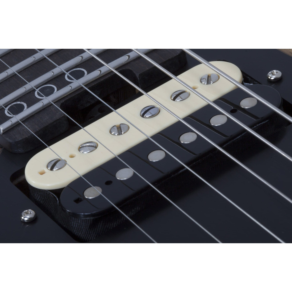 Schecter Sun Valley Super Shredder Exotic HT Black Limba LH Natural Satin