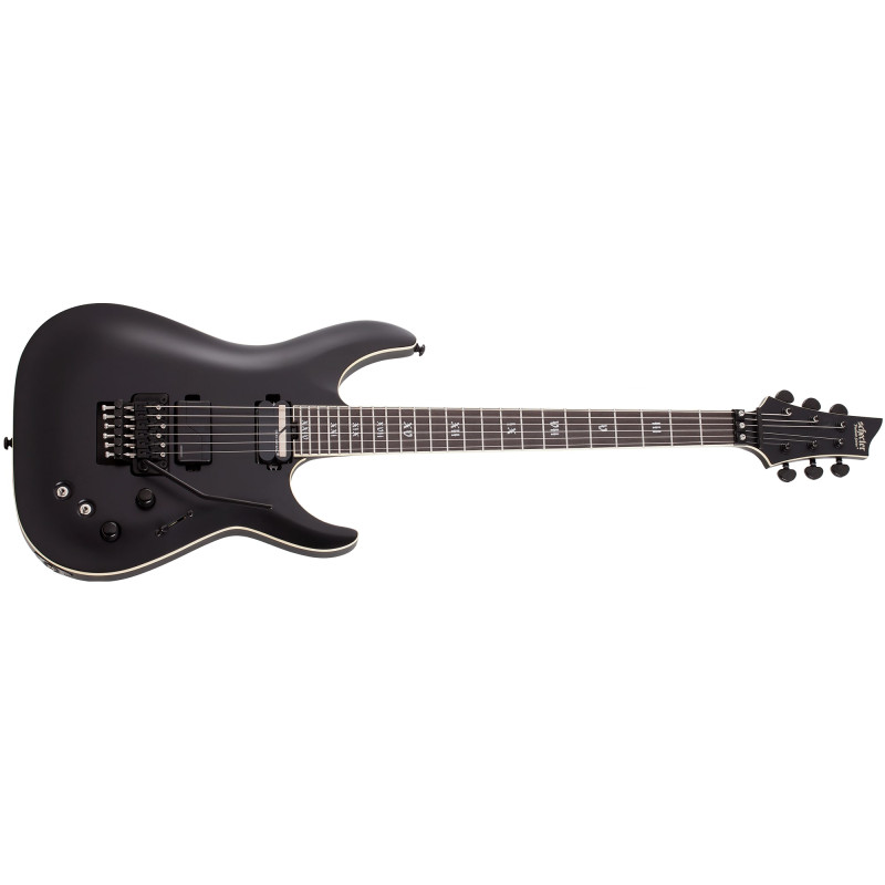 Schecter C-1 FR S SLS Elite Evil Twin Satin Black