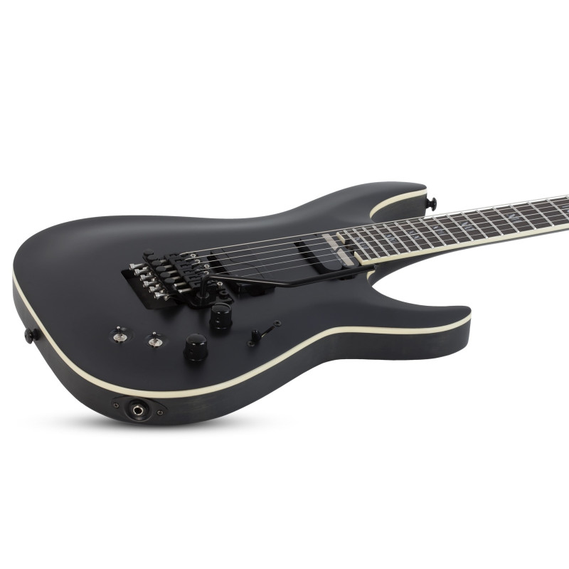 Schecter C-1 FR S SLS Elite Evil Twin Satin Black
