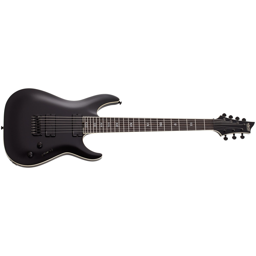 Schecter C-7 SLS Elite Evil Twin Satin Black