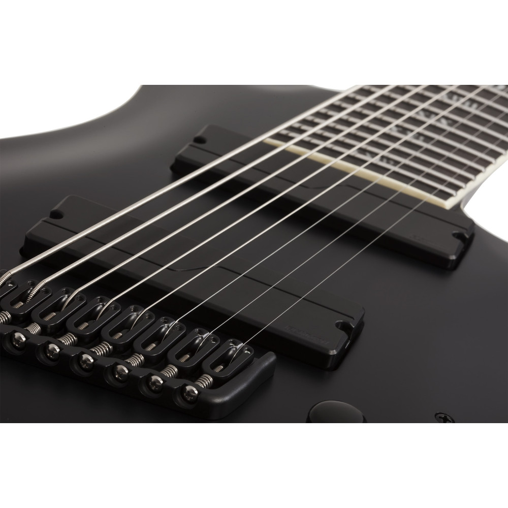 Schecter C-8 MS SLS Elite Evil Twin Satin Black