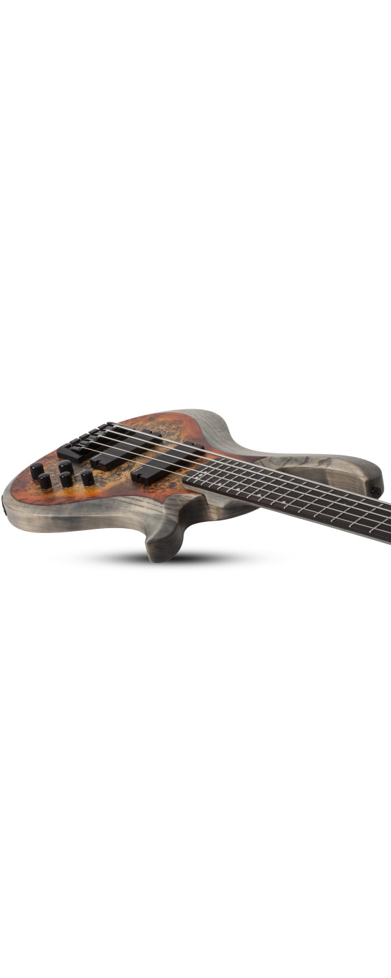 Schecter Riot-5 Bass Inferno Burst