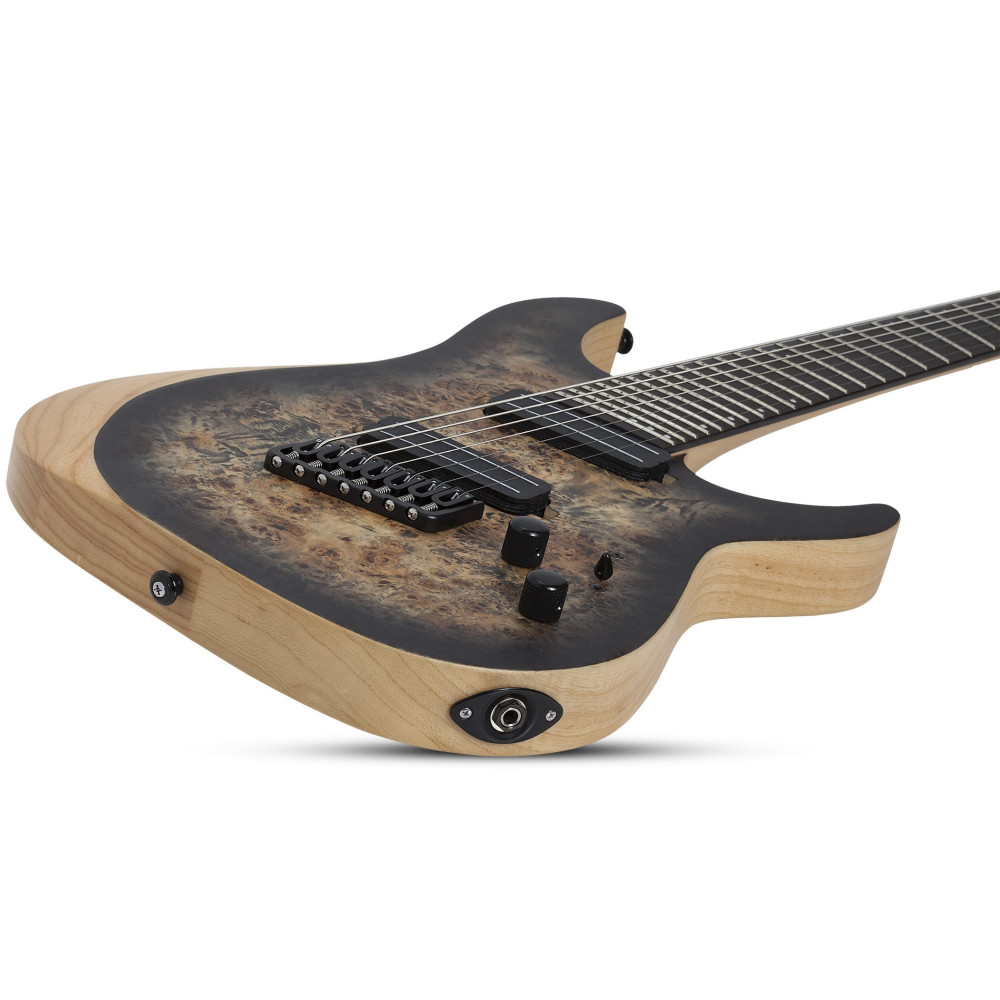 Schecter Reaper-7 Multiscale Satin Charcoal Burst (SCB)