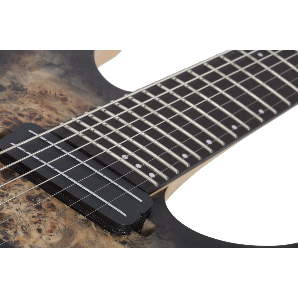 Schecter Reaper-7 Multiscale Satin Charcoal Burst (SCB)