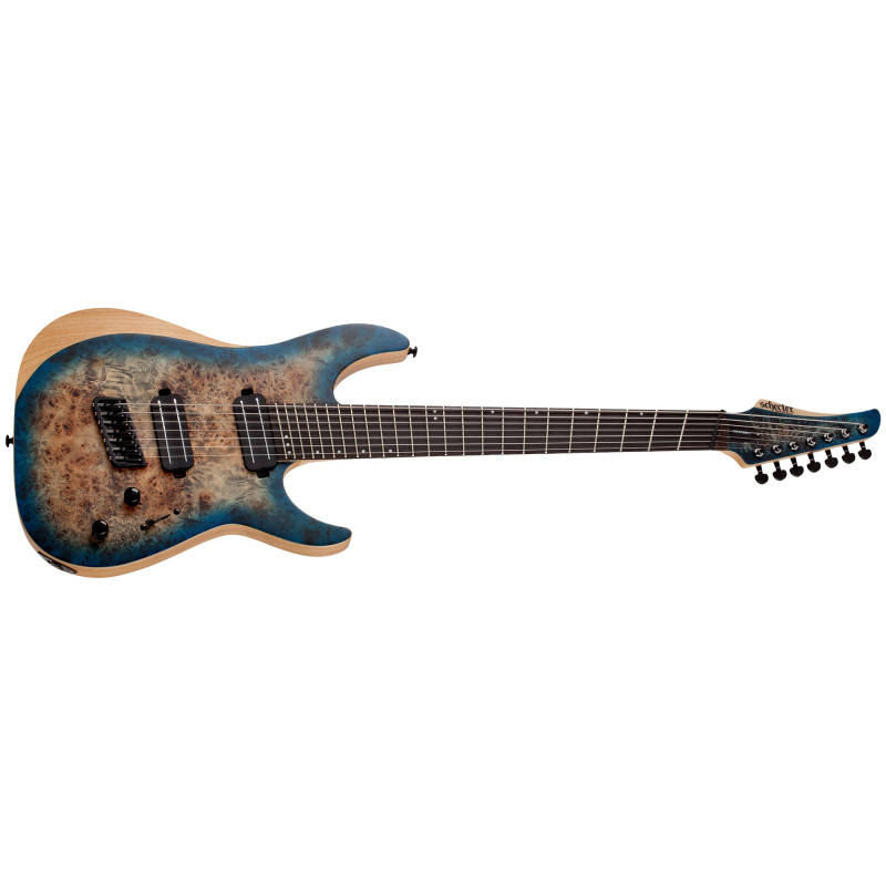 Schecter Reaper-7 Multiscale Satin Sky Burst (SSKYB)