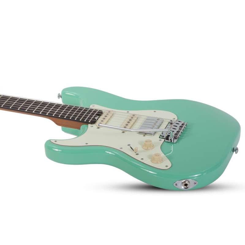 Schecter Nick Johnston Traditional HSS LH Atomic Green
