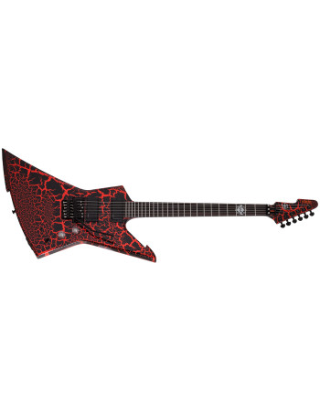 Schecter BalSac E-1 FR Black Orange Crackle
