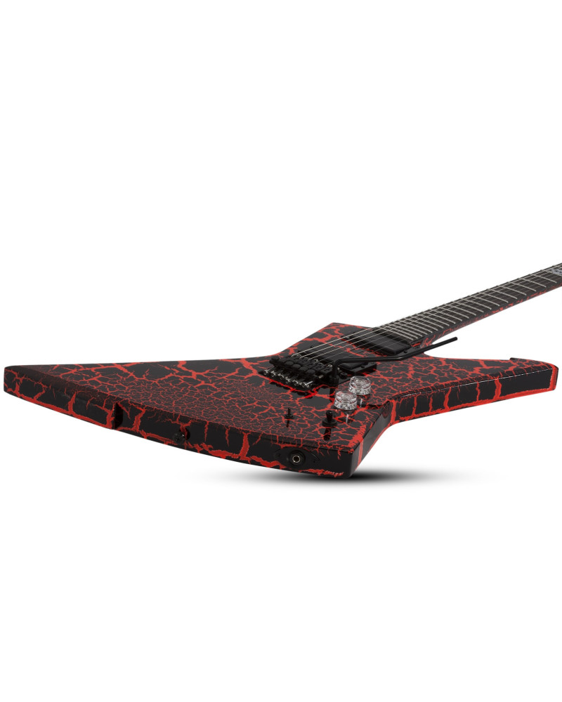 Schecter BalSac E-1 FR Black Orange Crackle