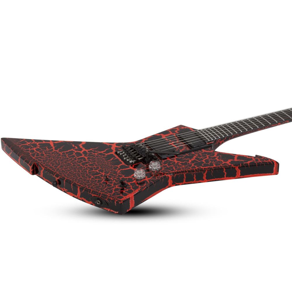 Schecter BalSac E-1 FR Black Orange Crackle