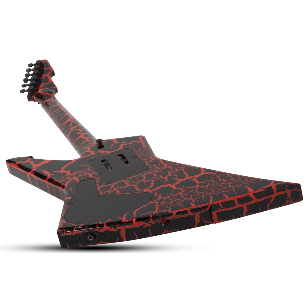Schecter BalSac E-1 FR Black Orange Crackle