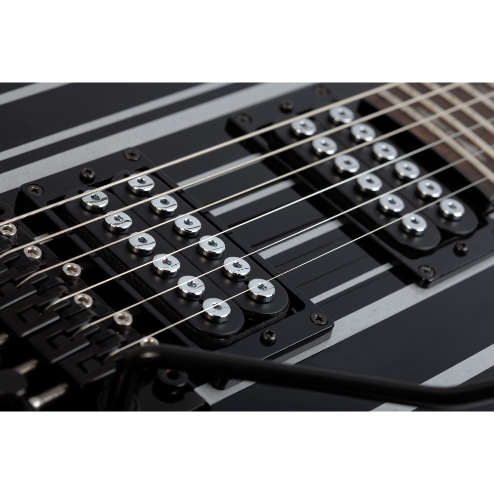 Schecter Synyster Standard Gloss Black with Silver Pinstripes