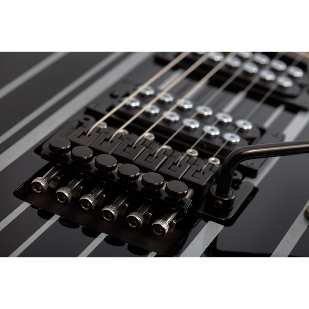 Schecter Synyster Standard Gloss Black with Silver Pinstripes