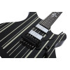 Schecter Synyster Custom Gloss Black with Silver Pinstripes