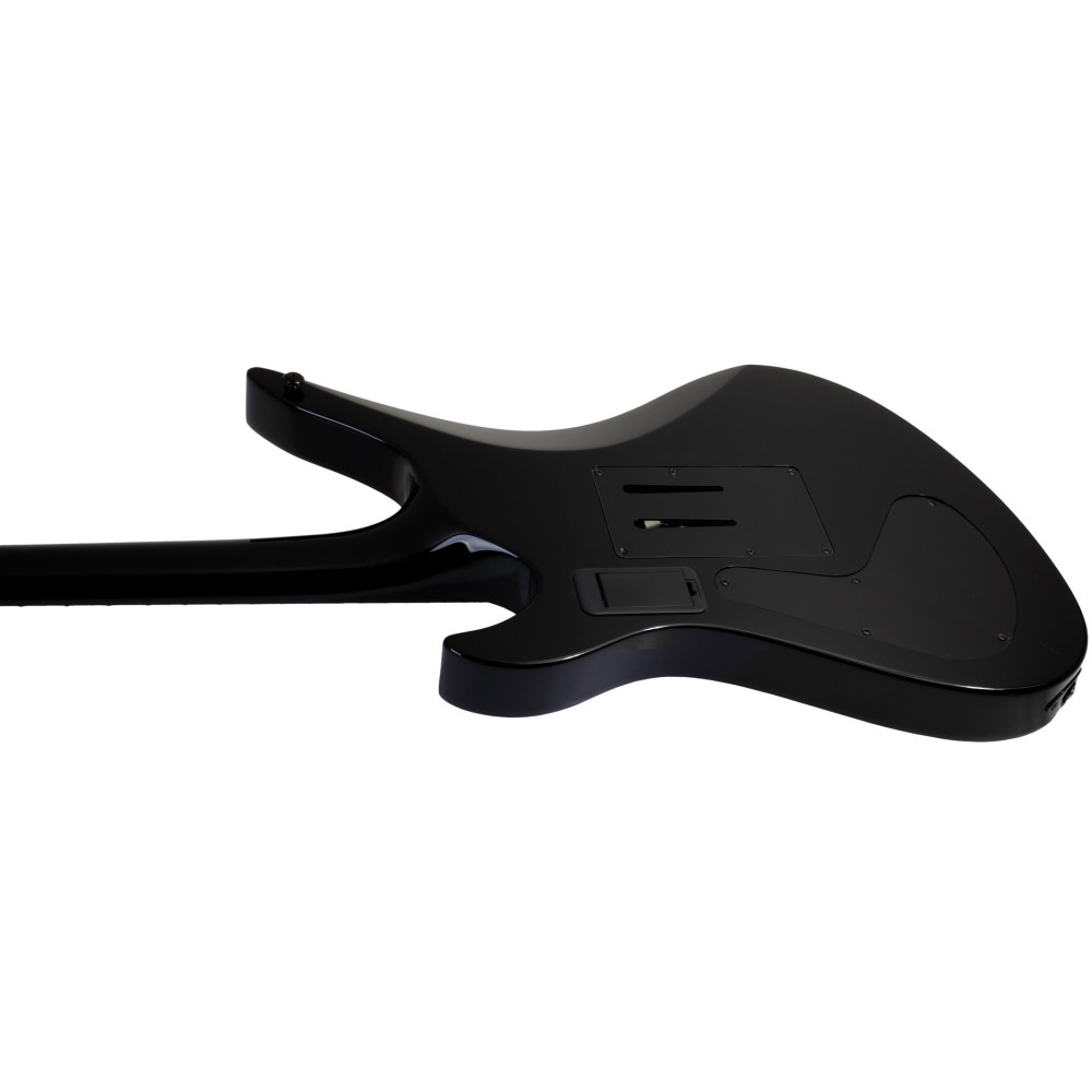 Schecter Synyster Custom-S Gloss Black with Silver Pinstripes