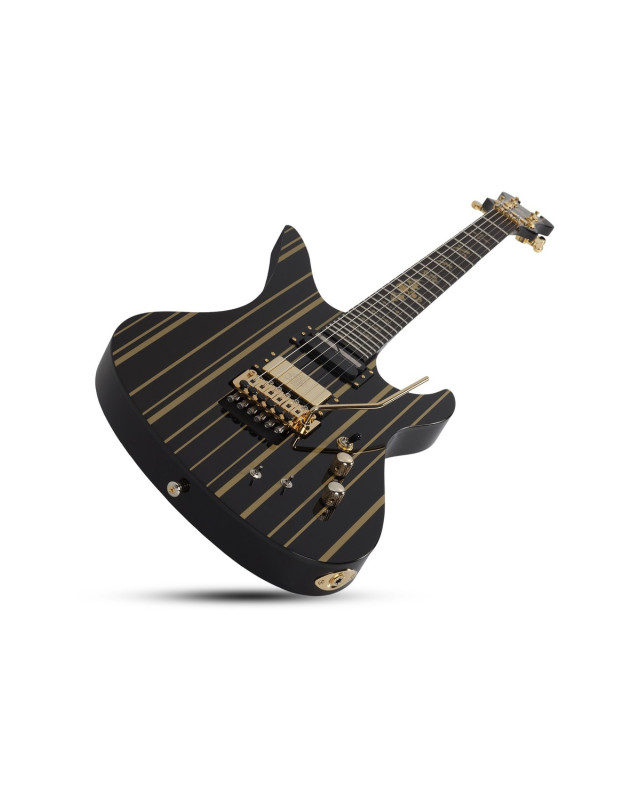 Schecter SCH.1742 Synyster Gates Custom-S Gloss Black w/Gold Stripes
