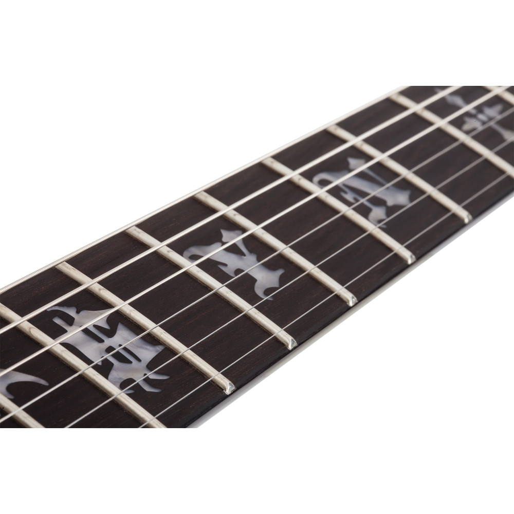 Schecter Synyster Standard Gloss White with Black Pinstripes