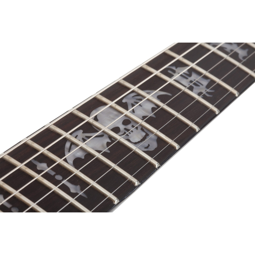 Schecter Synyster Standard Gloss White with Black Pinstripes