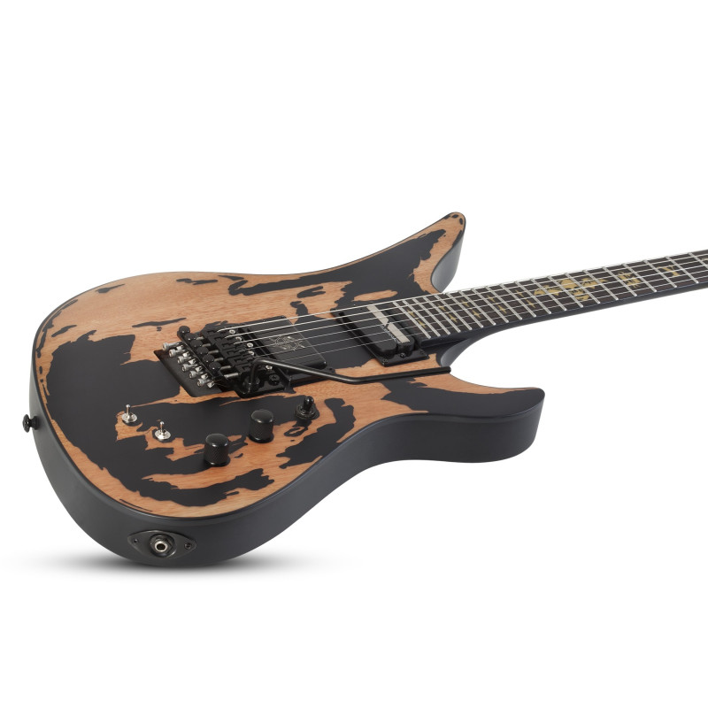 Schecter Synyster Custom-S Distressed Satin Black