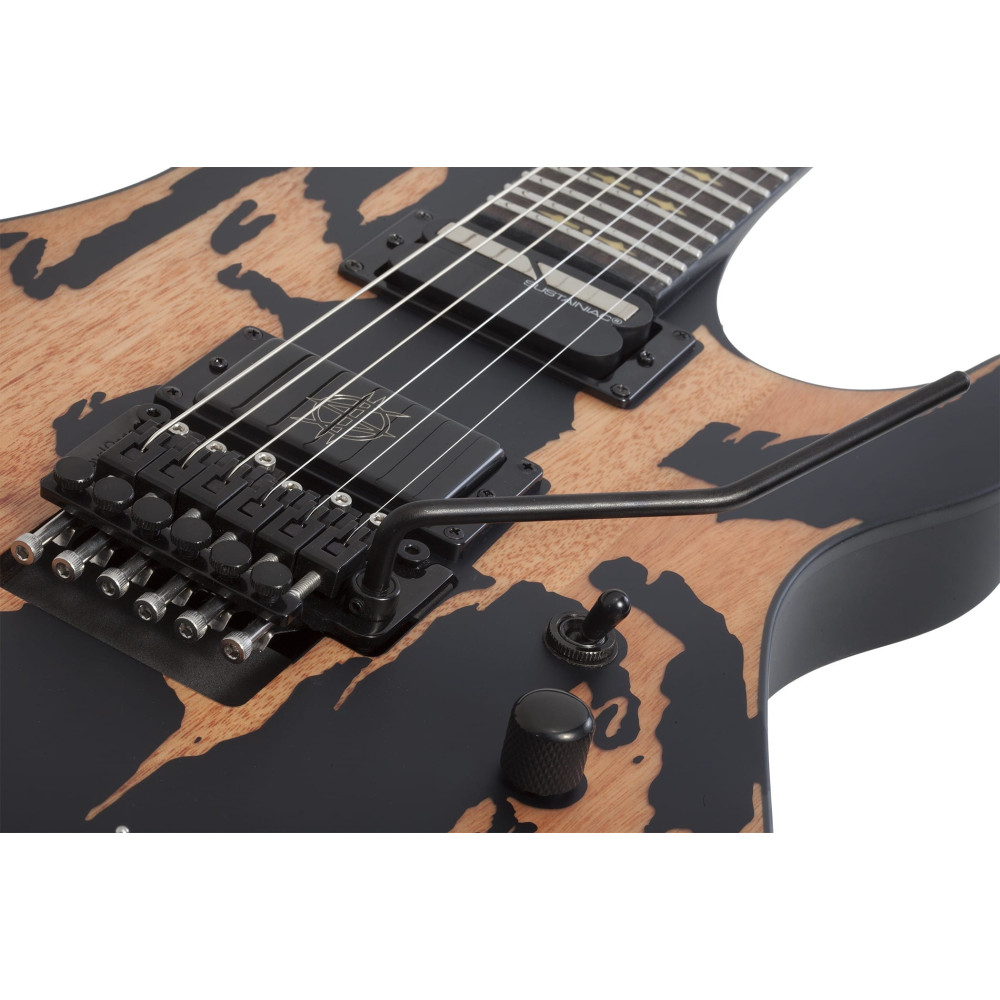 Schecter Synyster Custom-S Distressed Satin Black