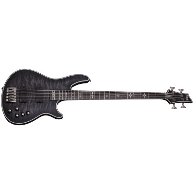 Schecter Hellraiser Extreme-4 See-Thru Black Satin (STBLS)