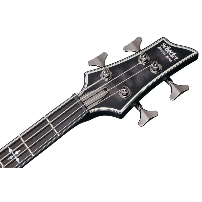 Schecter Hellraiser Extreme-4 See-Thru Black Satin (STBLS)