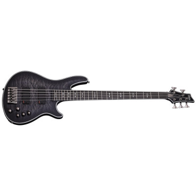 Schecter Hellraiser Extreme-5 See-Thru Black Satin (STBLS)